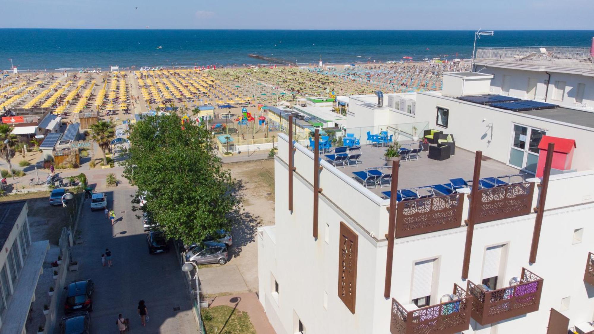 Hotel Nuova Medusa Rimini Eksteriør billede